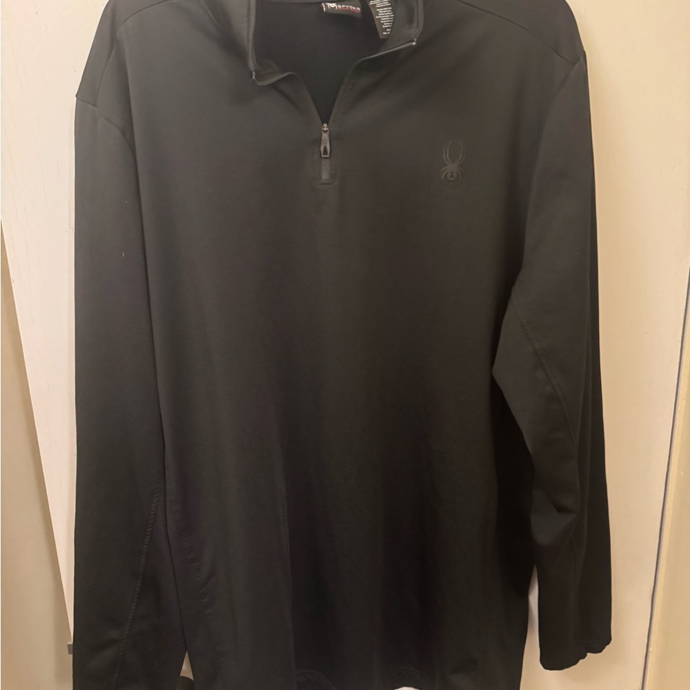 Spyder Active Black Pullover Half Zip